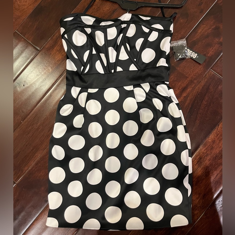 Jill Stewart polka dot dress NWT